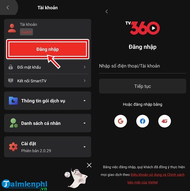 cach xem world cup 2022 tren dien thoai khong can wifi, 3g voi tv360 3