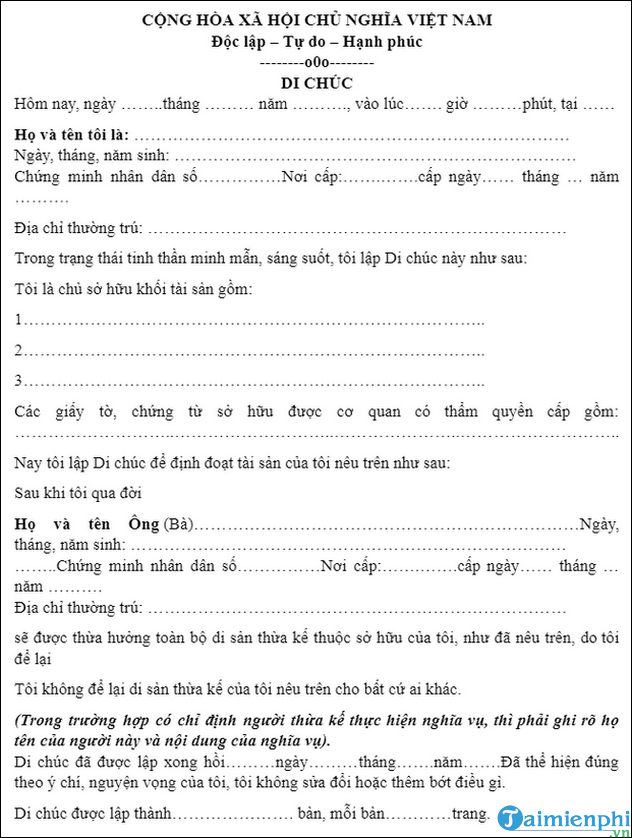 Mau di chuc de lai dat cho con