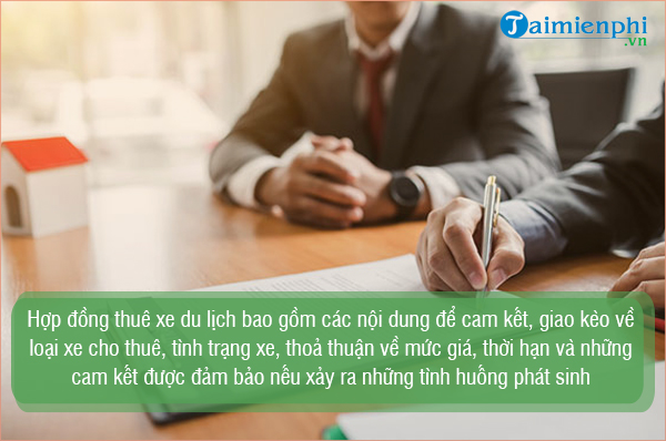 Mau hop dong xe du lich 16 cho