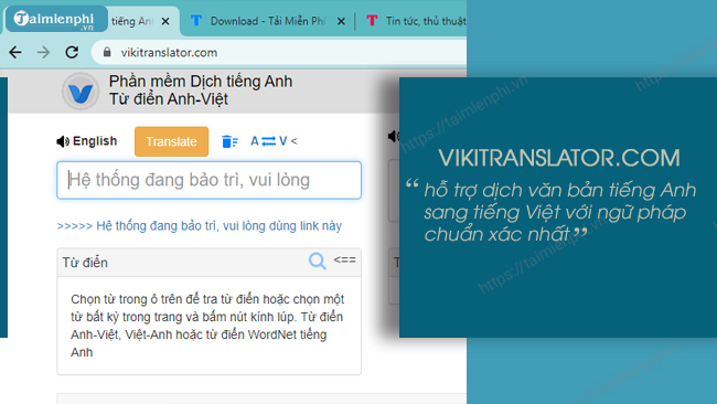 Phan mem dich tieng Anh sang tieng Viet
