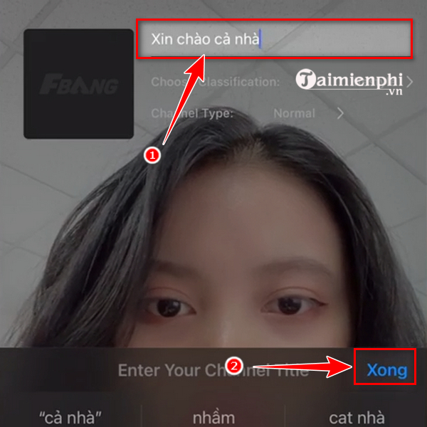How to share livestream on FBang 