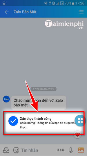 Cách xác thực tài khoản Zalo trên điện thoại chi tiết và dễ dàng