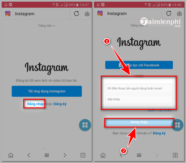 Tai chat luong cao Instagram của bạn