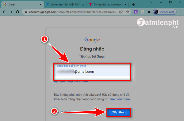 how to login gmail on pc