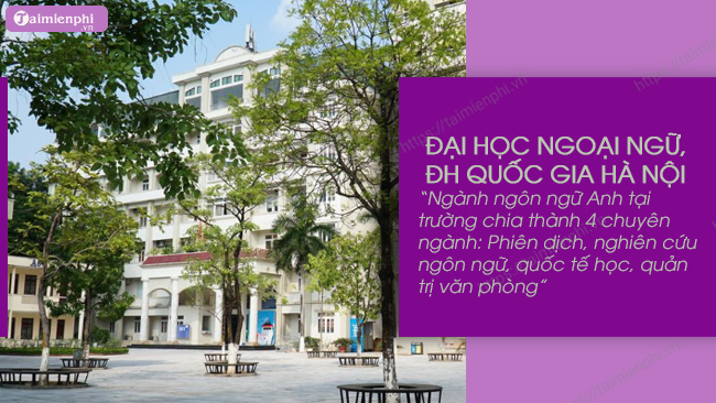 Các trường đào tạo ngôn ngữ Anh ở Hà Nội, tpHCM, Đà Nẵng tốt nhất 13 Ngon ngu Anh hoc truong nao o mien Bac