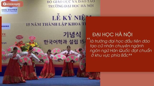 Truong dai hoc dao tao tieng Han