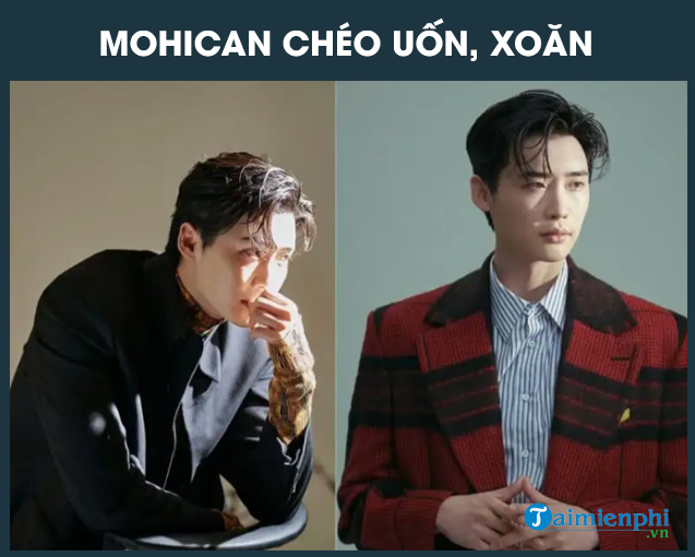 Toc mohican cheo nam