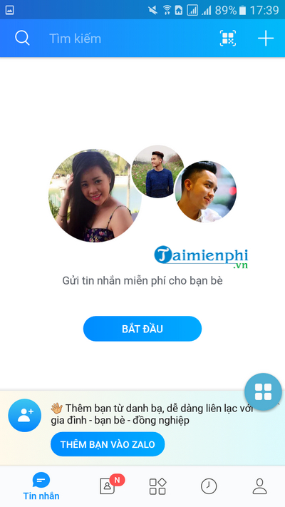 dang ky tai khoan zalo 