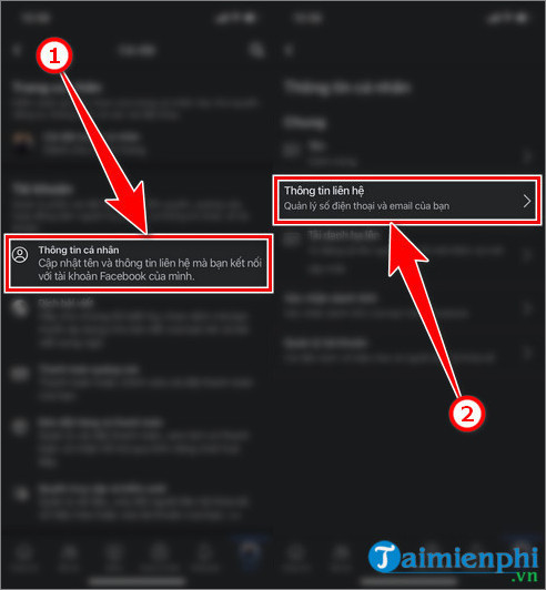 Cach doi Email tren Facebook 2