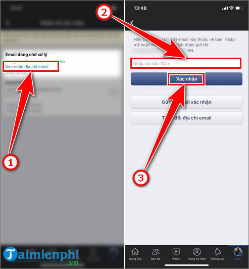 Cách đổi Email trên Facebook nhanh nhất 30 Cach doi Email tren Facebook 3