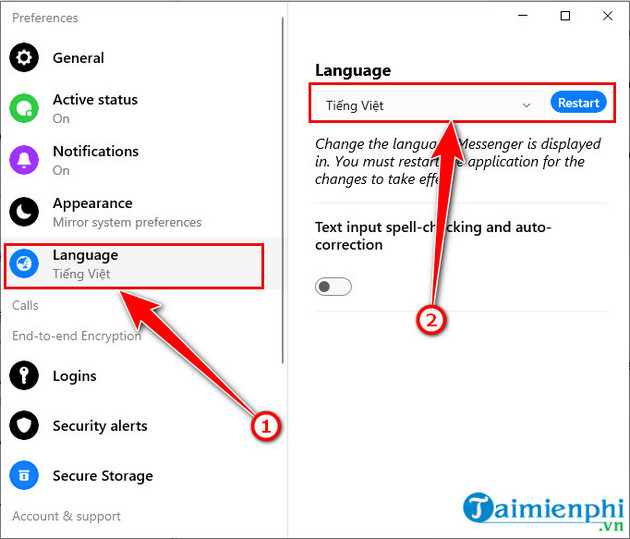 Tai Messenger ve may tinh Win 7