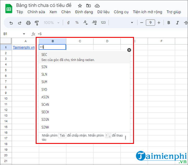 Google Sheet la gi? cach su dung Google Sheet