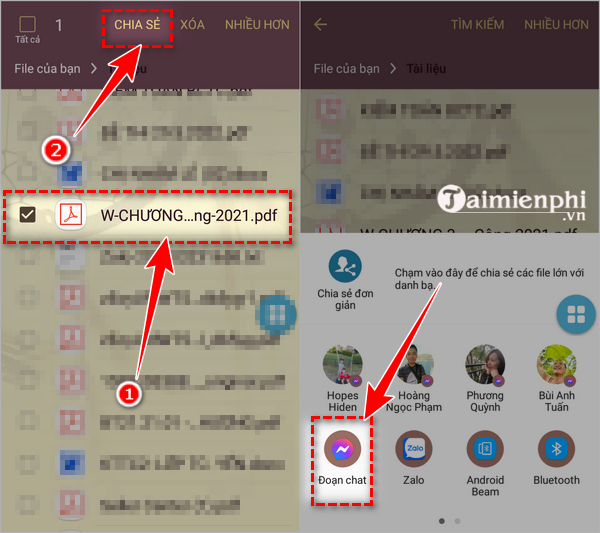 cach gui file qua messenger