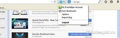 Đồng bộ bookmark giữa Firefox và Google Chrome