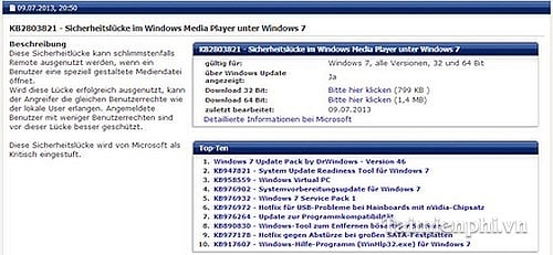 Các bản update thảm họa nhất của Microsoft năm 2013