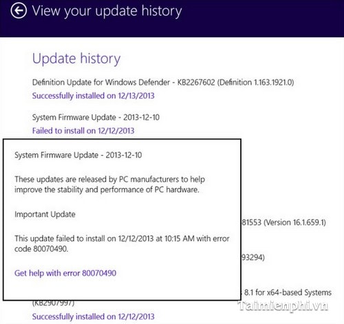 Các bản update thảm họa nhất của Microsoft năm 2013
