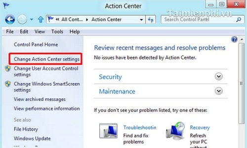 Hướng dẫn tắt thông báo Action Center trên máy tính Windows