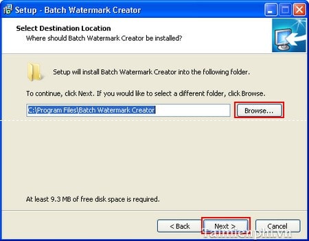 Hướng dẫn cài đặt Batch Watermark Creator