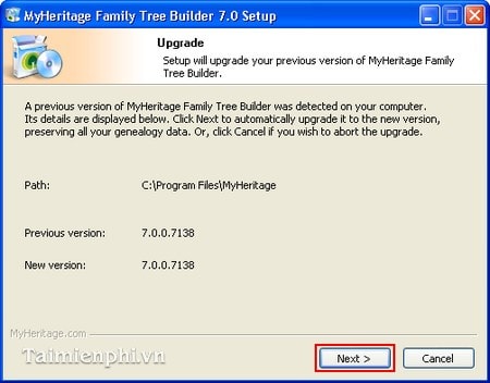 Cách cài đặt phần mềm tạo gia phả MyHeritage Family Tree