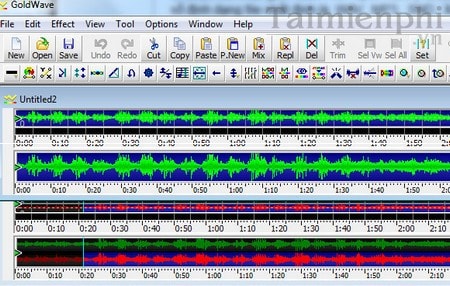 Tách lời bài hát bằng GoldWave, tạo nhạc beat karaoke