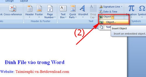 How To Attach A File In Word