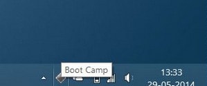 Lấy lại biểu tượng Boot Camp trên thanh Taskbar