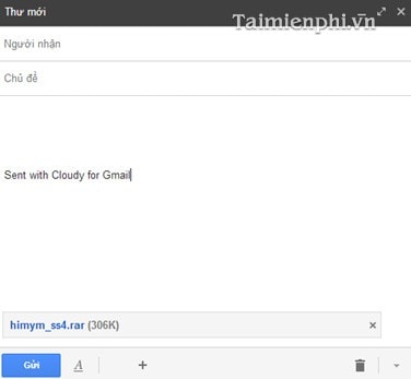 Đính kèm file từ Dropbox vào Gmail