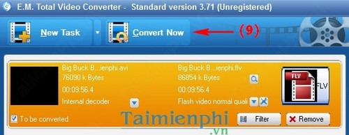 Chuyển đổi Video sang FLV bằng Total Video Converter