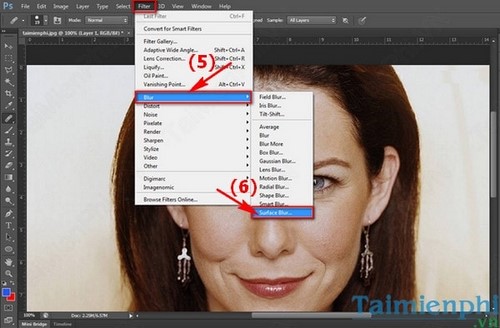 Cách làm mịn da bằng Photoshop