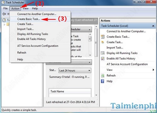 Windows Task Scheduler - Thiết lập ứng dụng tự động chạy