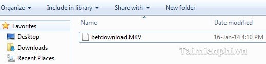 Đọc file *.MKV bằng phần mềm nào?