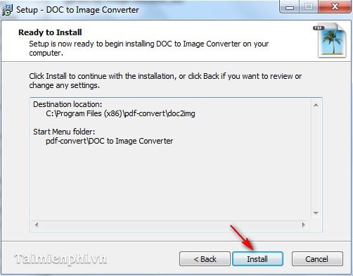 Cài và sử dụng DOC to Image Converter chuyển đổi văn bản Doc sang ảnh