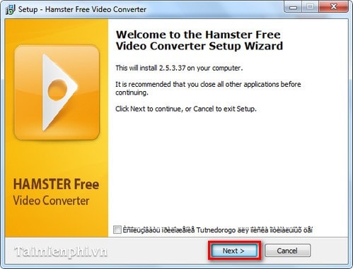 Cài và sử dụng Hamster Free Video Converter chuyển đổi Video