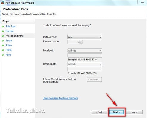 Sử dụng Windows Firewall để block 1 dải địa chỉ IP