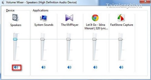Tắt, vô hiệu hóa các âm thanh trong Windows 7