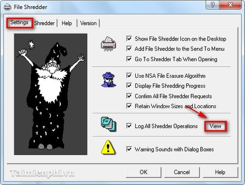 File Shredder - Xóa file dữ liệu vĩnh viễn khỏi máy tính