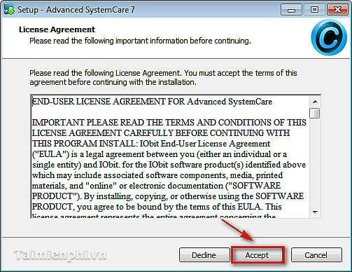 Cách cài Advanced SystemCare Pro, phần mềm sửa lỗi Windows 10, 8, 7, Vista, XP