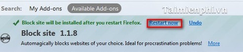 Firefox - Chặn Website bất kỳ trong trình duyệt Firefox
