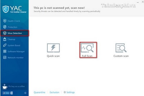 Yet Another Cleaner (YAC) - Cách diệt diệt Virus, Malware trên máy tính