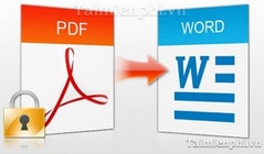 Đổi PDF sang Word doi pdf sang word