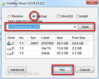 Cách ghost Windows bằng phần mềm