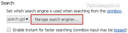 Gỡ bỏ Search-Gol khỏi trình duyệt Firefox, Chrome, IE