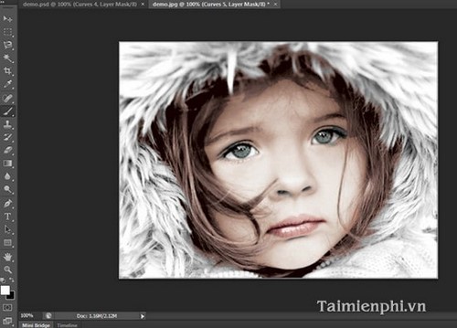 Chuyển ảnh đen trắng sang màu bằng Photoshop