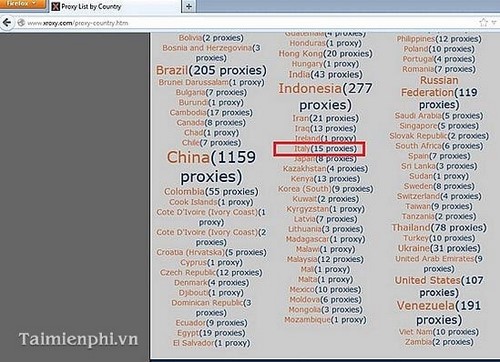 Cách đổi Proxy Firefox, thay địa chỉ ip trên Firefox