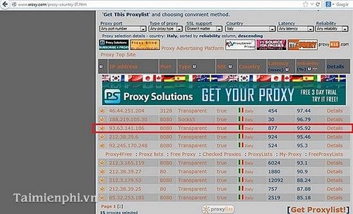 Cách đổi Proxy Firefox, thay địa chỉ ip trên Firefox
