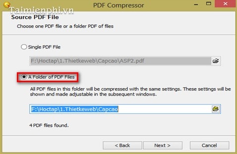 Giảm dung lượng file PDF với Nice PDF Compressor nhanh và đơn giản