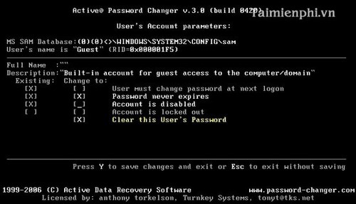 Hướng dẫn phá mật khẩu đăng nhập vào Windows XP