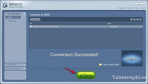 Chuyển đổi Video bằng WinAVI Video Converter