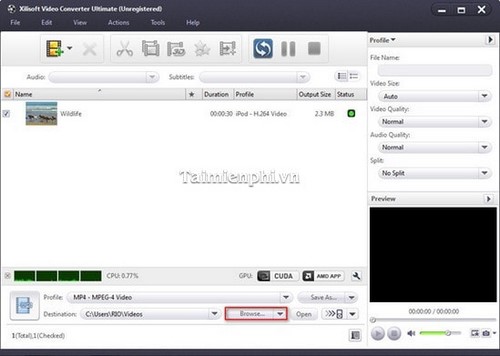 Cách chuyển đổi Video bằng Xilisoft Video Converter Ultimate trên PC
