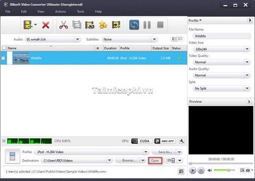 Cách chuyển đổi Video bằng Xilisoft Video Converter Ultimate trên PC